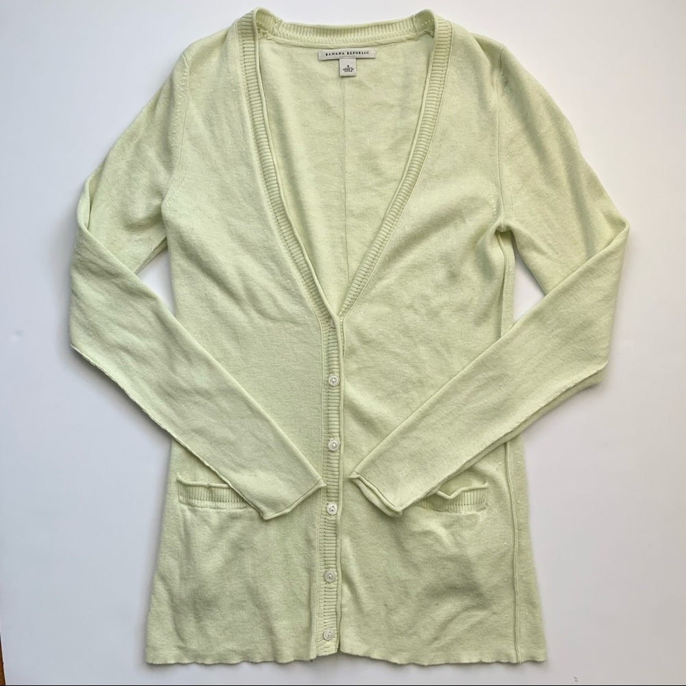 Banana Republic V-neck Button Cardigan Sweater